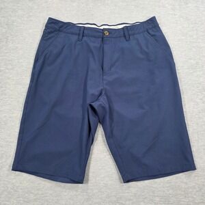 33,000ft Mens Performance Golf Shorts Navy Blue Stretch Quick Dry Size 36